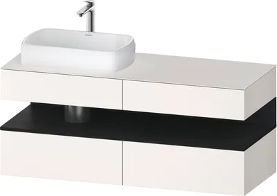 Produktbild von DURAVIT QA4765016840010 QTG KWTU WH Ek. 1400x550x600 Wß Smt H