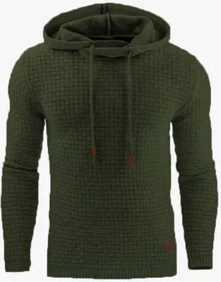 Obrázek produktu pro ASKSA Pánská mikina s kapucí Pánská mikina s kapucí Pánská mikina s kapucí Pánská mikina s kapucí s dlouhým rukávem Streetwear Pullover,Army Green,S