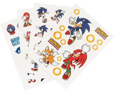Produktbild von Erik Sonic The Hedgehog Aufkleber    One Size