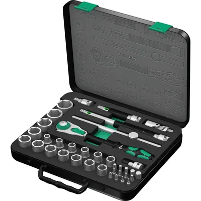 Immagine prodotto di Wera 37tlg. 8100 SC 2 Zyklop-Knarrensatz 1/2" 05003645001 (05003645001)
