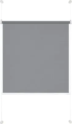 Produktbild von Rollo verspannt Klemmfix ohne Bohren Farbe: Grau, Größe: 90x210 cm