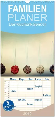 Produktbild von Familienplaner 2026 - Der Küchenkalender mit 5 Spalten (Wandkalender, 21 x 45 cm) CALVENDO