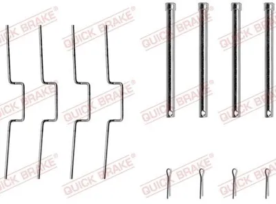 Produktbild von QUICK BRAKE 109-1176 Zubehörsatz Scheibenbremsbelag Vorne für LAND ROVER Defender SUV (L316) Defender Pickup (L316) Defender SUV Cabrio (L316)