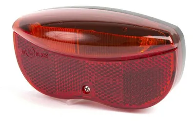 Zdjęcie produktu dla Lampa tylna Ikzi Light 3 diody LED akumulator 6 x 11,5 cm czarny/czerwony