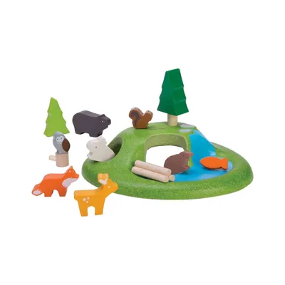 Obrázek produktu pro PlanToys Animal Set, 3 rok/roky, Vícebarevný, Dřevo