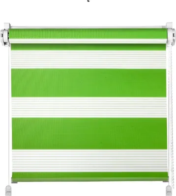 Produktbild von Klemmfix Click Doppelrollo 3 in 1 grün (BxH 85x150cmcm)
