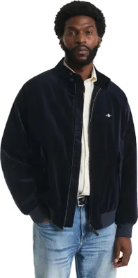 Produktbild von Gant Übergangsjacke Harrington aus Cord, marineblau, Baumwolle