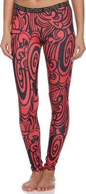 Produktbild von Björn Borg - Damen - Kirigami Wave Strumpfhose - Rot - Gr. XS
