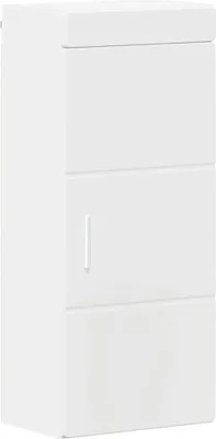 Produktbild von Möbel Badezimmer-Wandschrank mit Regal TULUM Weiß 37 x 24,5 x 86 cm - Spiegelschränke CLORIS9164338