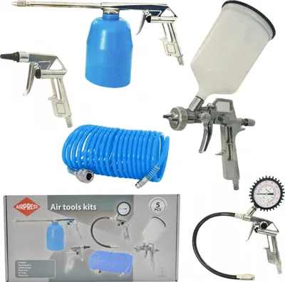 Zdjęcie produktu dla Zestaw akcesoriów pneumatycznych 5 szt AIRPRESS