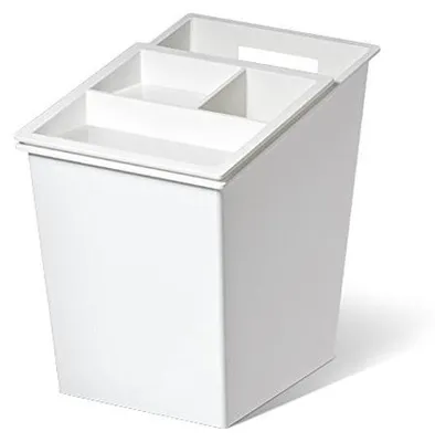 Obrázek produktu pro Kontejner mattiussi Ökologie NX 01, plastový, bílý, rozměry 40 x 30 x 43 cm