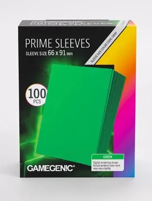 Image de Gamegenic - Standard Size - Prime Sleeves - Green