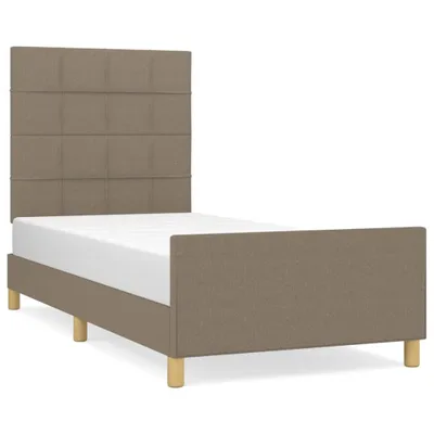 Produktbild von Bettgestell ohne Matratze Taupe 80x200 cm Stoff