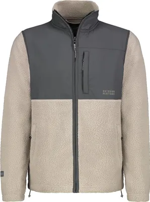 Produktbild von Sublevel Warme Outdoorjacke Teddy Brusttasche mit Reißverschluss Größe: M