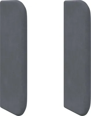 Immagine prodotto di vidaXL Testiera con orecchie Grigio 40,5 x 40,5 x 4 cm Velluto