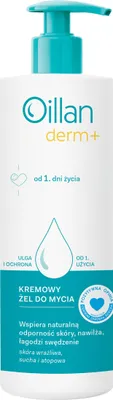 Zdjęcie produktu dla Oillan Derm+ Kremowy Żel do mycia, 400 ml