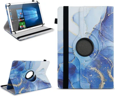Produktbild von Tablet Tasche für PRITOM M10 / L10 10  Zoll Hülle Schutzhülle 360° Drehbar CaseFarben:Motiv 18
