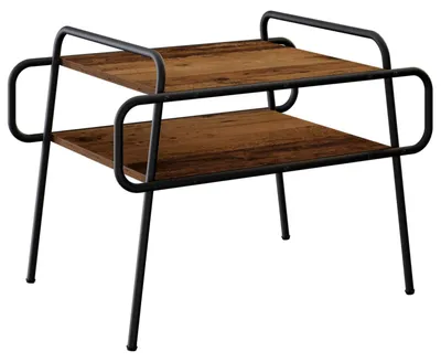 Obrázek produktu pro Konferenční stolek z recyklovaného dřeva, rozměry 70 x 50 x 51 cm, materiál: dřevovláknitá deska