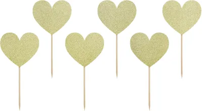 Immagine prodotto di decorazione per muffin Golden Hearts