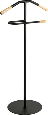Produktbild von HAKU Herrendiener natur, schwarz - Metall, B/H/T: 50x105x34 cm