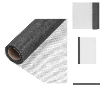 Obrázok produktu pre vidaXL Sieť proti hmyzu zo sklenených vlákien 100x2000 cm čierna - Plotové panely