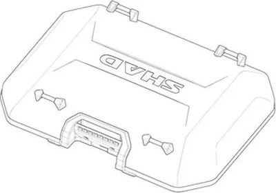Immagine prodotto di Cover per bauletto moto SHAD TERRA TR37/48 alluminio
