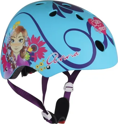 Zdjęcie produktu dla Kask rowerowy Frozen dla dziewczynek niebieski rozmiar 54/58 cm