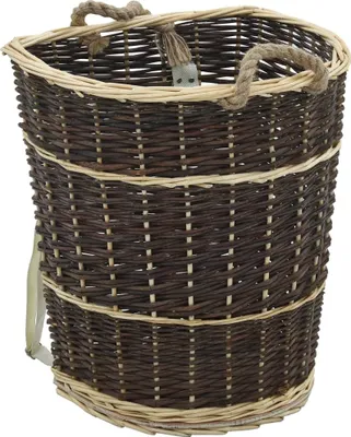 Produktbild von Holzkorb mit Trageriemen 44,5×37×50 cm Natur Weide
