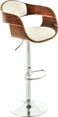 Produktbild von Barhocker HLO-CP235  walnuss/weiß