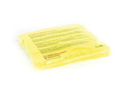 Immagine prodotto di Coriandoli Slowfall rettangolari 55x18mm, giallo neon, attivi ai raggi UV, 1kg