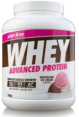 Produktbild von Per4m Whey Protein- 2,01 kg Neopolitan Ice Cream