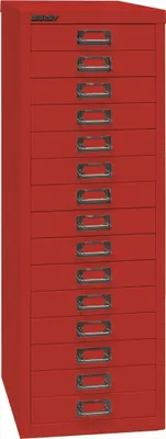 Produktbild von Bisley MultiDrawer Schubladenschrank - Farbe: Kardinalrot