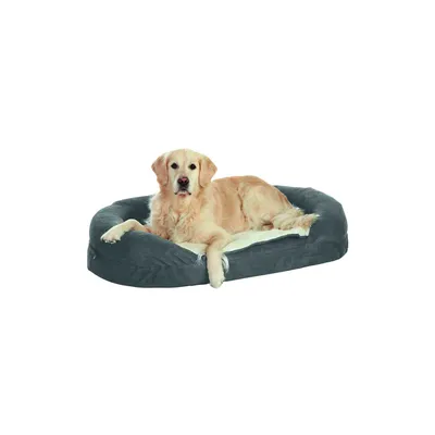 Produktbild von Karlie Ortho Bed - Hundekissen - Orthopädisch - Polyester/Memory-Foam - Grau - 120x72x24 cm