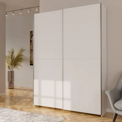 Produktbild von Furniture24 Home Nook Hmns72231-120 Schwebetürenschrank - Kleiderschrank – 150.1 X 210 X 39.1 Cm