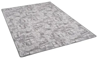 Produktbild von Feinschlingen Velour Teppich Strong Hellgrau Trend, Größe:160x200 cm