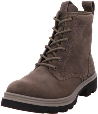 A single brown boot is shown against a white background.