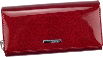 Image de Grand portefeuille élégant pour femme en cuir de Gregorio