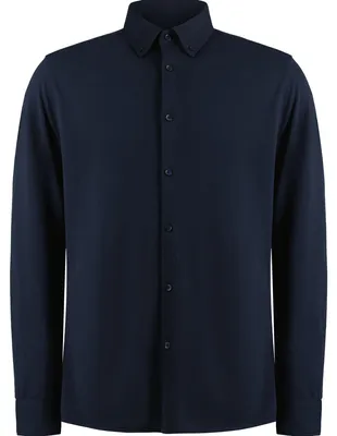 Imagen del producto de Kustom Kit - Camisa Superlavado a 60°C para hombre, modelo FK1902 (Talla M), color azul marino
