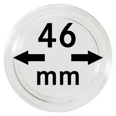 Produktbild von Lindner 2251046 Münzkapseln 46 mm-100er Pack