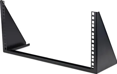 Produktbild von StarTech.com RK519WALLV, Wandmontiertes Regal, 5U, 90 kg, 1,4 kg, Schwarz
