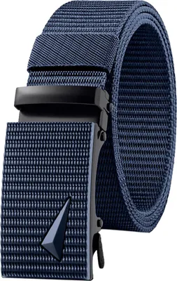 Produktbild von Herrengürtel mit quadratischer Perlenpyramiden-Dekoration, Eisenschnalle, verstellbares Design, Jeansgürtel, Modeaccessoires