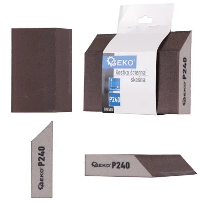 Obrázek produktu pro GEKO Houba brusná, zkosená, 125x90x25mm, P240 G78568