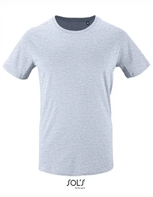 Produktbild von SOLs 02076 | Herren  Short Sleeve T-Shirt Milo - Farbe: Heather Sky - Größe: M