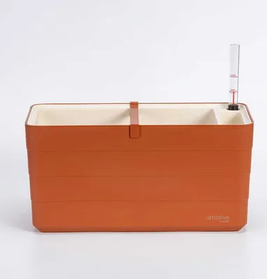 Produktbild von Plastia | Balkonbox 6L - 40 Cm - Terakota - Selbstbewässernd - Ideal Für Balkonpflanzen