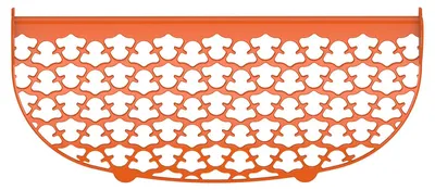 Katzenstreusieb für selbstreinigende Katzenbox, Kunststoff, Orange