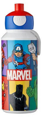 Zdjęcie produktu dla Mepal 4 Stück trinkflasche pop-up campus 400 ml - avengers 107410065395