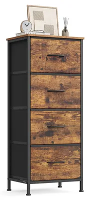 Produktbild von SONGMICS Kommode, Aufbewahrungsschrank, 4 Schubladen, Stahl, modern