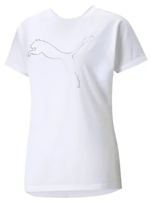 Produktbild von Puma Favourite Cat Jersey Damen Trainings-T-Shirt weiß - M