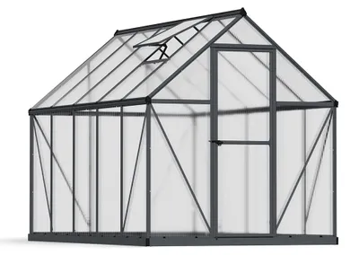 Produktbild von Palram - Canopia Aluminium Gewächshaus Mythos 610 Grau 306x185x208 cm