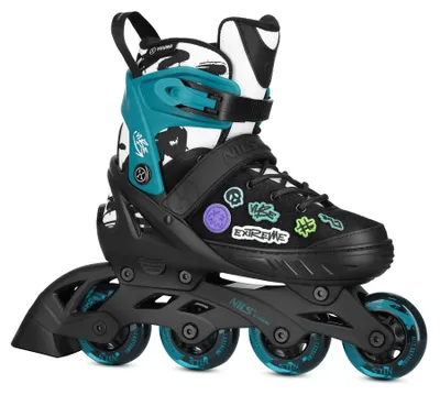 Obrázok produktu pre Inline korčule NILS EXTREME NA2053A VIBE tyrkysové ABEC-5 veľkosť 37–40
